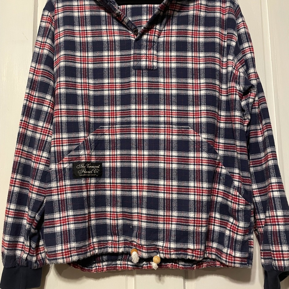 Vermont flannel pull over